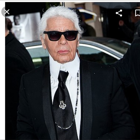 Karl Lagerfeld Japanese Grey Pearl Necklace - Picture 10 of 10